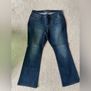 Old Navy Blue Flare Wide Leg Jeans